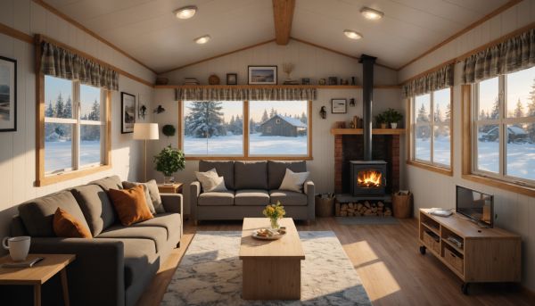 Améliorer le confort d'un mobil home en hiver sans bâche