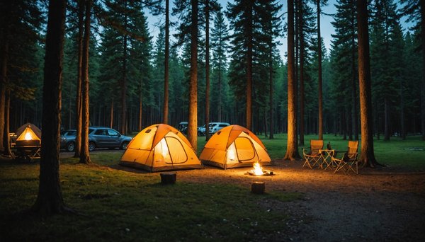 Le confort en camping : zoom sur les emplacements avec sanitaires privés
